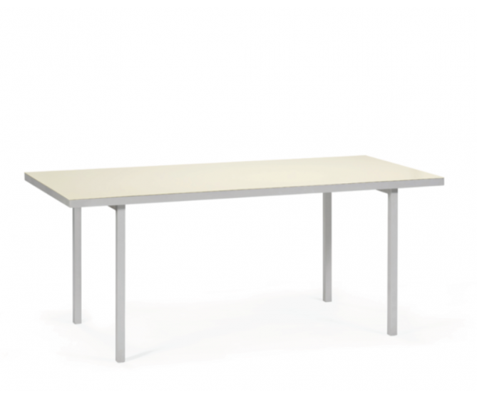 Alu dining table M ivory by Muller Van Severen