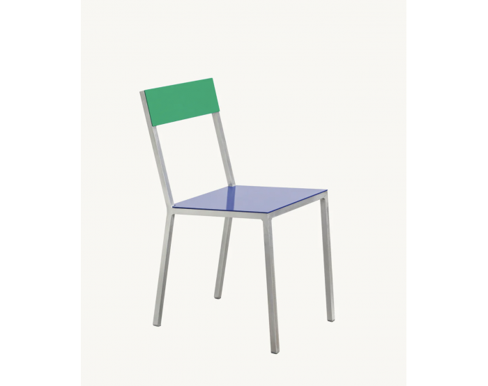 Alu chair dark blue green by Muller Van Severen