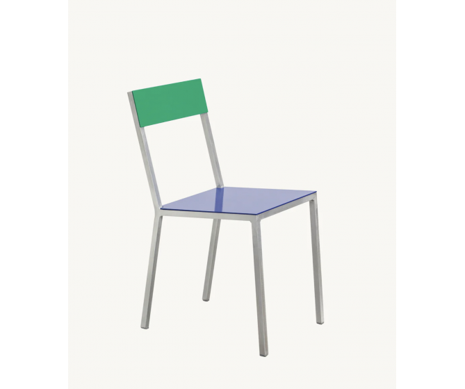 Alu chair dark blue green by Muller Van Severen